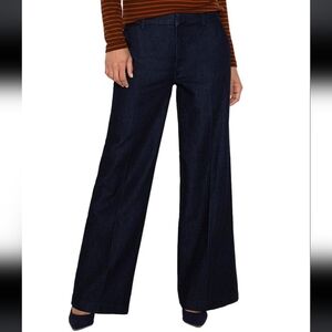 NWT Liverpool Kelsey Wide Leg Trouser Mid-Rise Jeans